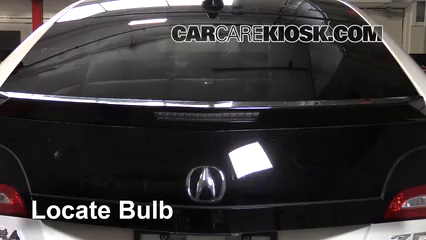 2010 Acura ZDX 3.7L V6 Éclairage Feu de freinage central (remplacer l'ampoule)